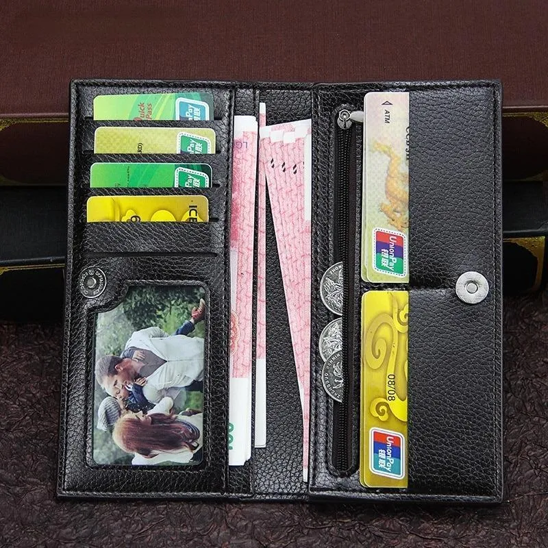 Leather wallet for men